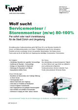 Servicemonteur / Storenmonteur Stadt Zürich und Umgebung