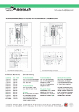 Technischer Beschrieb Lamellenstoren